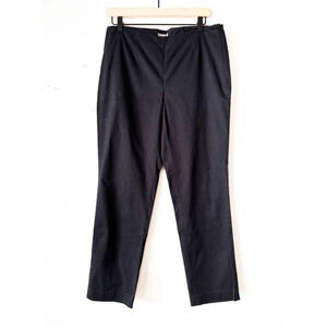 J. Jill Black Stretch Slim Ankle Pants Size 8 Cotton Blend